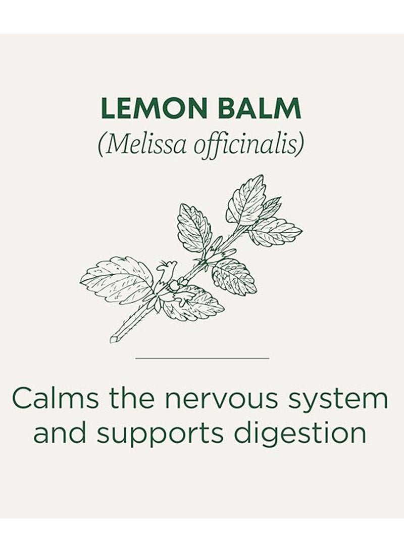 Traditional Medicinals Organic Lemon Balm, Relieves Stress, Caffeine Free, 16 tea Bags - Image 2
